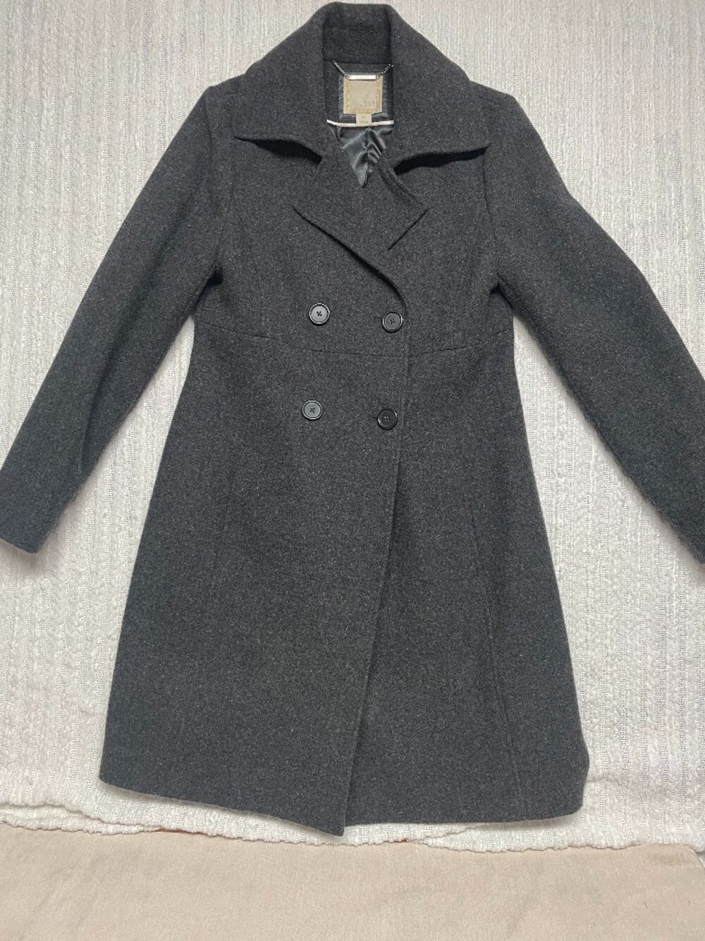 Old Navy Double Breasted Charcoal Gray Wool Peacoat Size M
